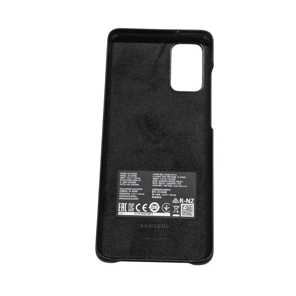 V4-O Samsung LED Back Cover for Samsung Galaxy S20+ - Black